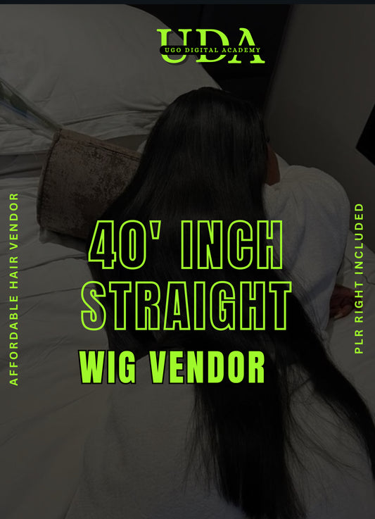 40 Inch Straight  Wig Vendor