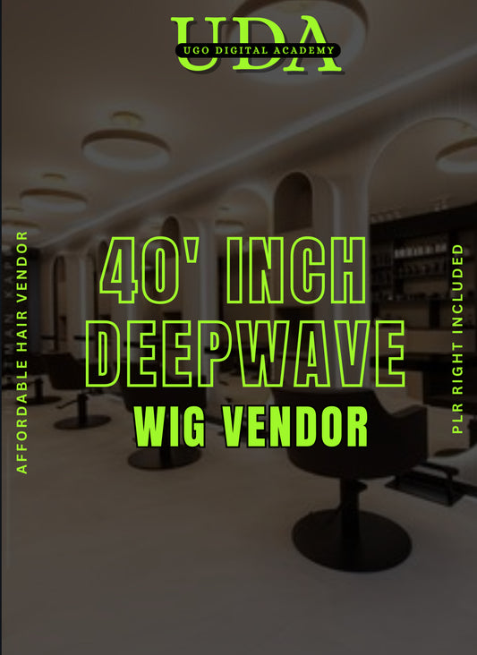 40 Inch Deep Wave Wig Vendor